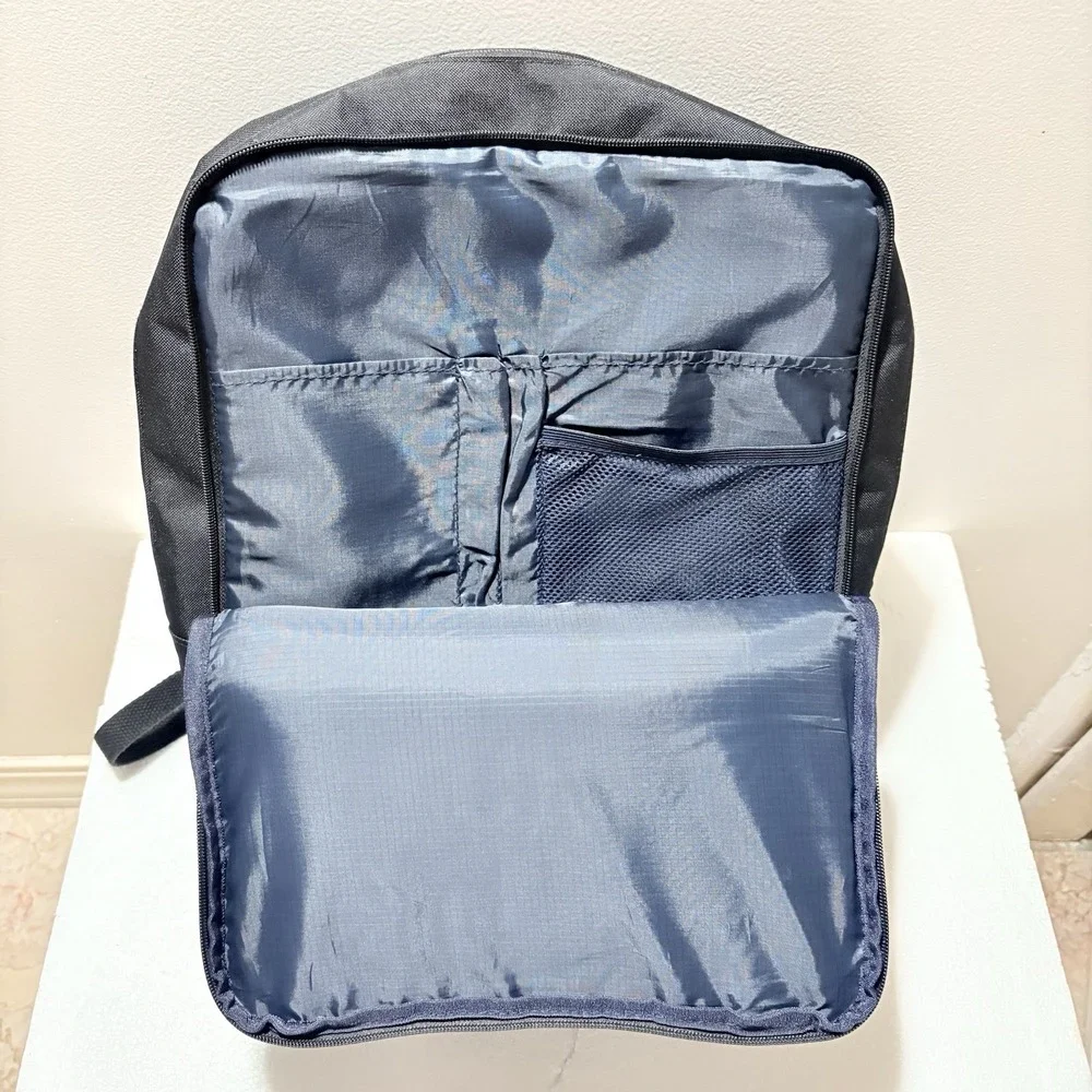 Lefrik Daily 15  Laptop Backpack Black RPET Recycled Travel Work School Bag